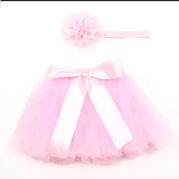 BabyGirl Tutu and Headband Set Photoshoot Outfit🎁 - Picture 4 of 6